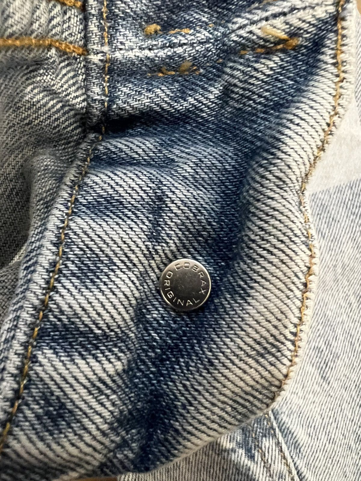 Amiri AMIRI x Playboy distressed-finish denim jacket size M $2800 Size US M / EU 48-50 / 2 - 10 Thumbnail
