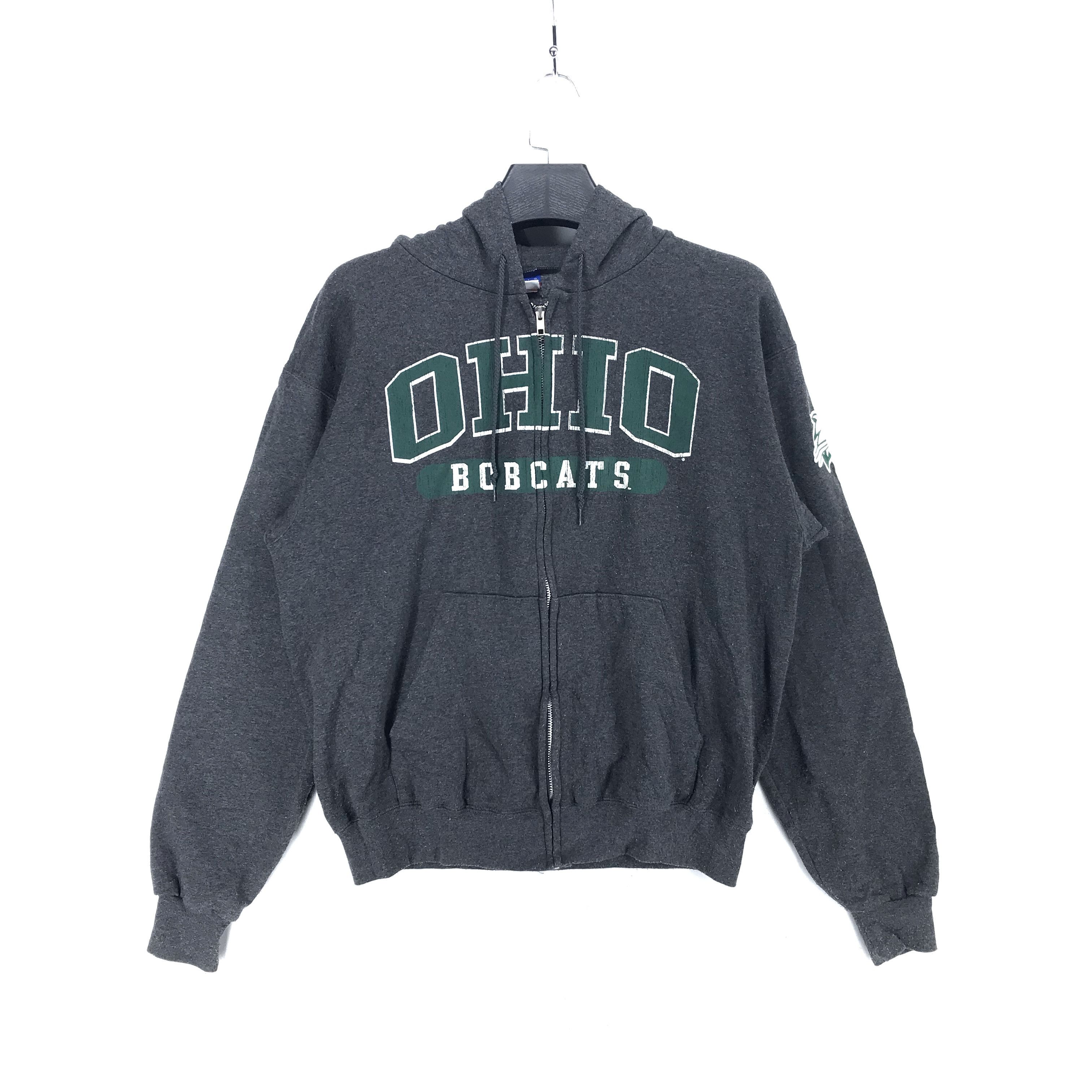 Champion CHAMPION OHIO BOBCATS Big Logo Zipper Hoodie #2426-64 Size US M / EU 48-50 / 2 - 1 Thumbnail