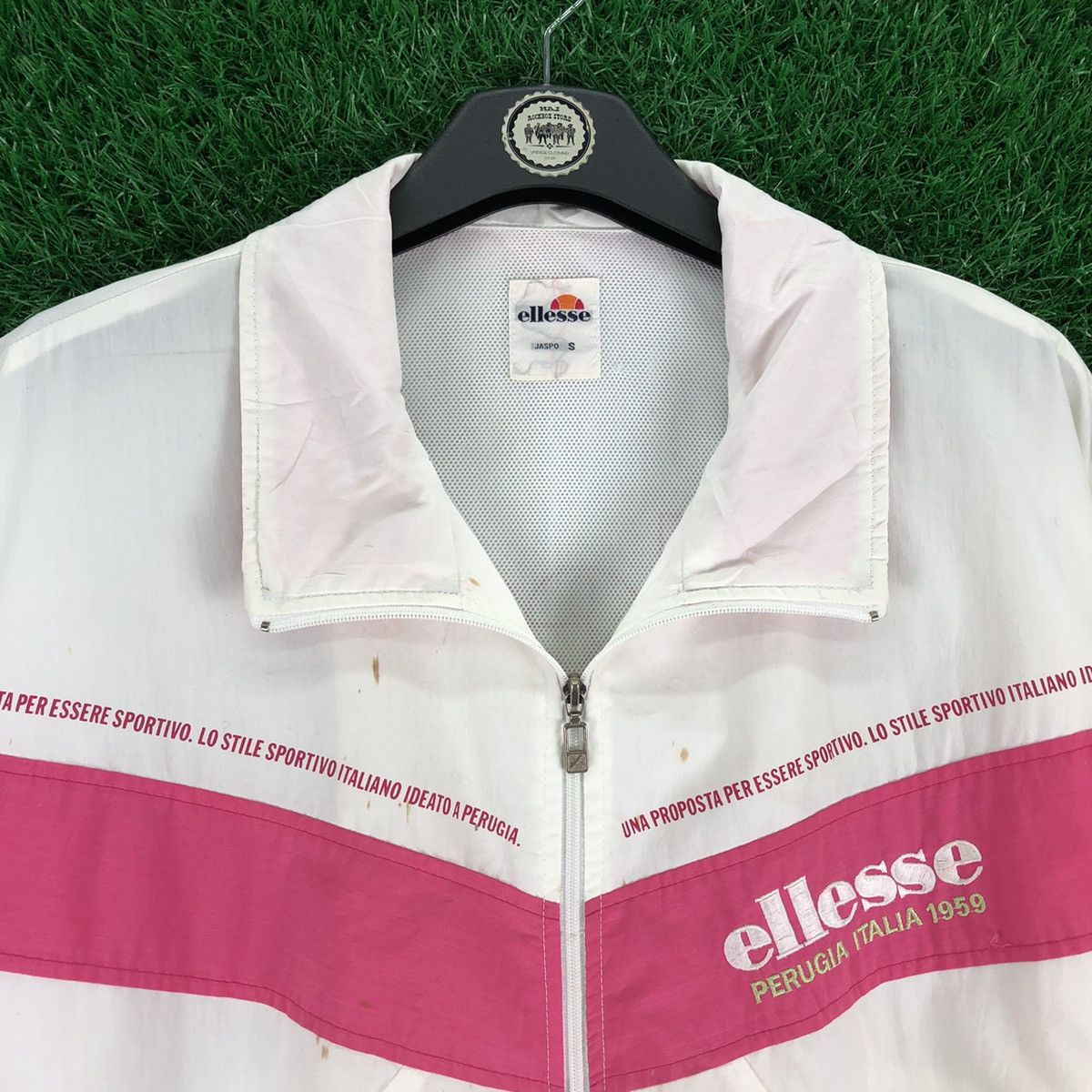 Ellesse Vintage 90's Ellese Perugia Italia 1959 Zipper Jacket Size S / US 4 / IT 40 - 7 Thumbnail