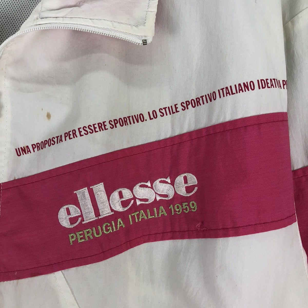 Ellesse Vintage 90's Ellese Perugia Italia 1959 Zipper Jacket Size S / US 4 / IT 40 - 8 Thumbnail