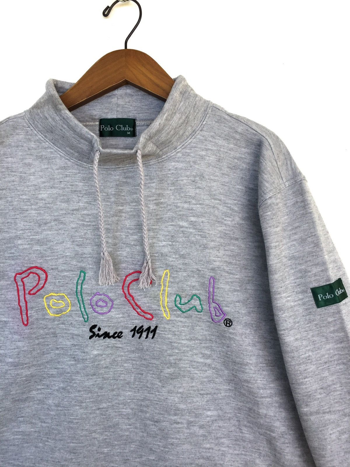 Beverly Hills Polo Club Polo Club Embroidered Big Logo Sweatshirt Medium Size Size US M / EU 48-50 / 2 - 2 Thumbnail