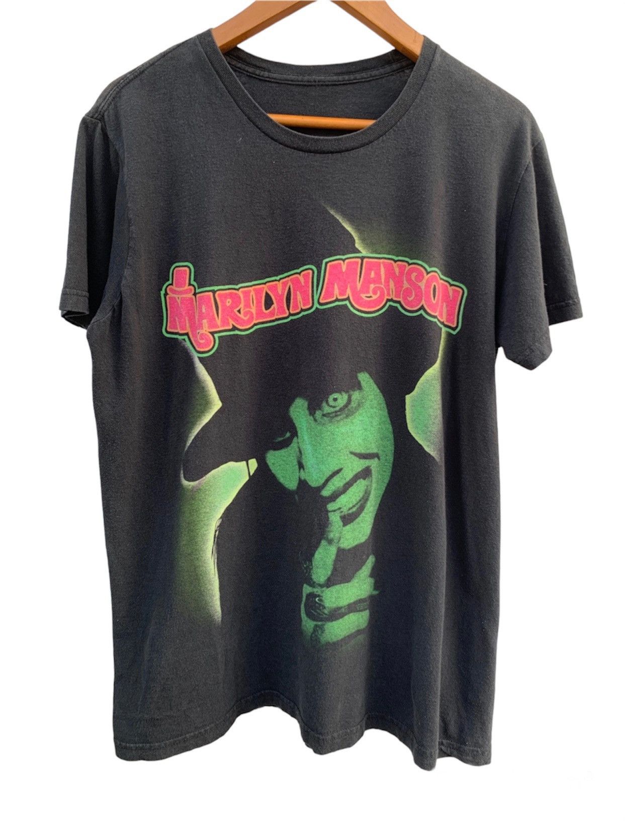 T-shirt Rare Marilyn Manson Smells Like Children - Taille XL - Rayonne Extensible - Occasion Bon état