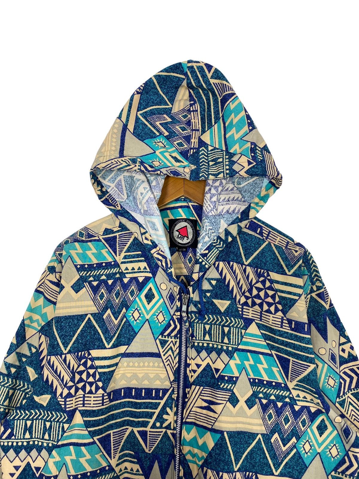 Rare‼️ Vintage Up Sport Navajo Design Hoodie Jacket