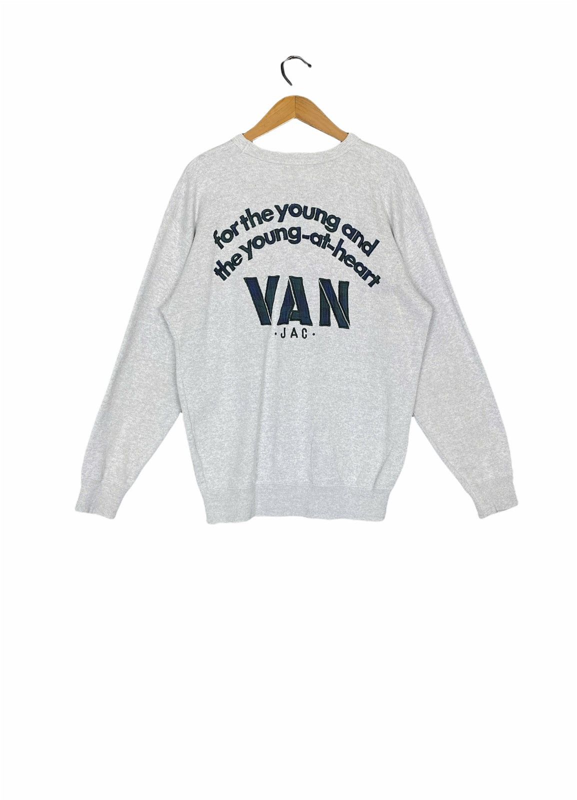 Japanese Brand Rare‼️ Van Jac Sweatshirt Big Logo Large Size Made In Japan Size US L / EU 52-54 / 3 - 1 Thumbnail