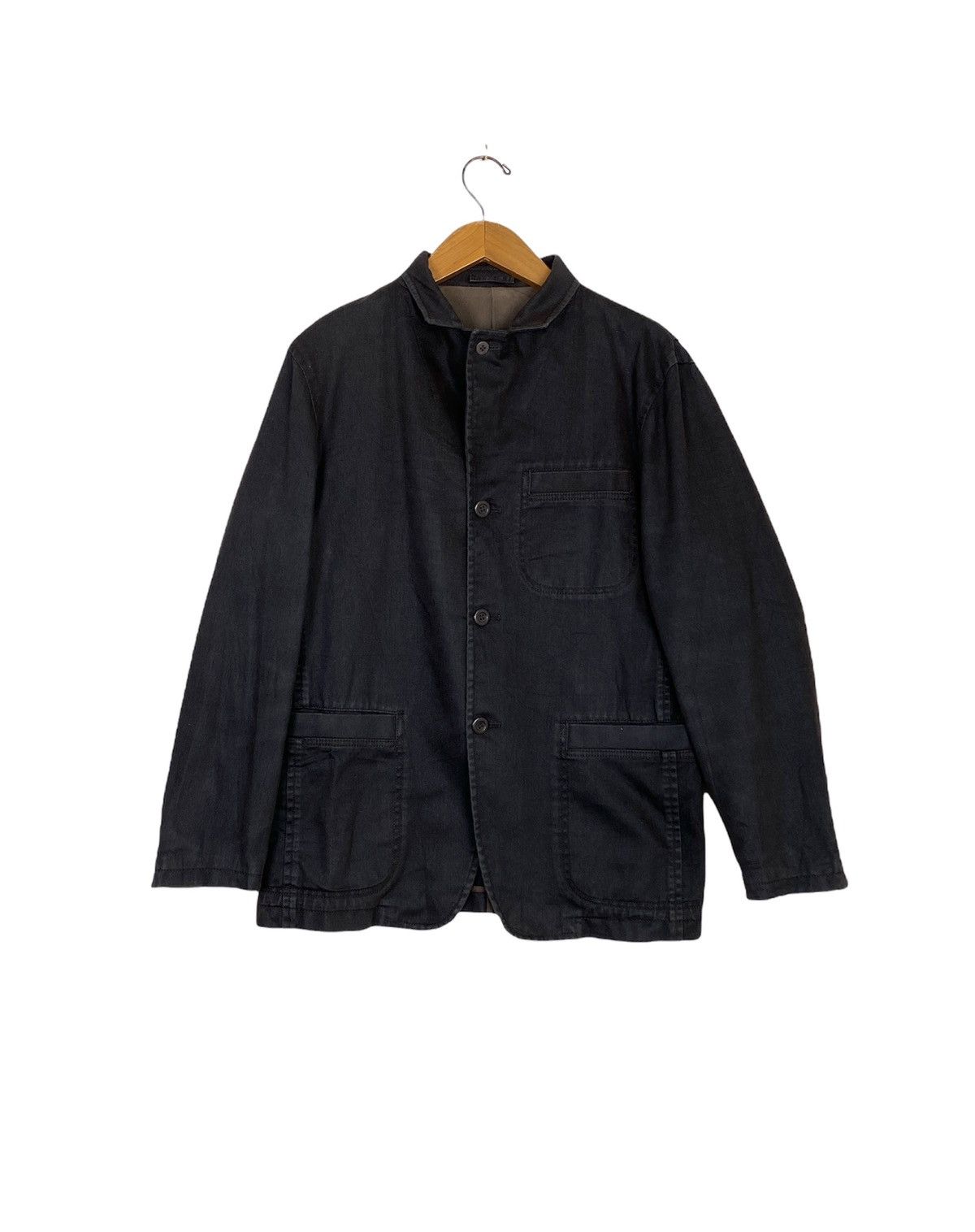 image of Junmen Worker Jacket Medium Size in Black, Men's