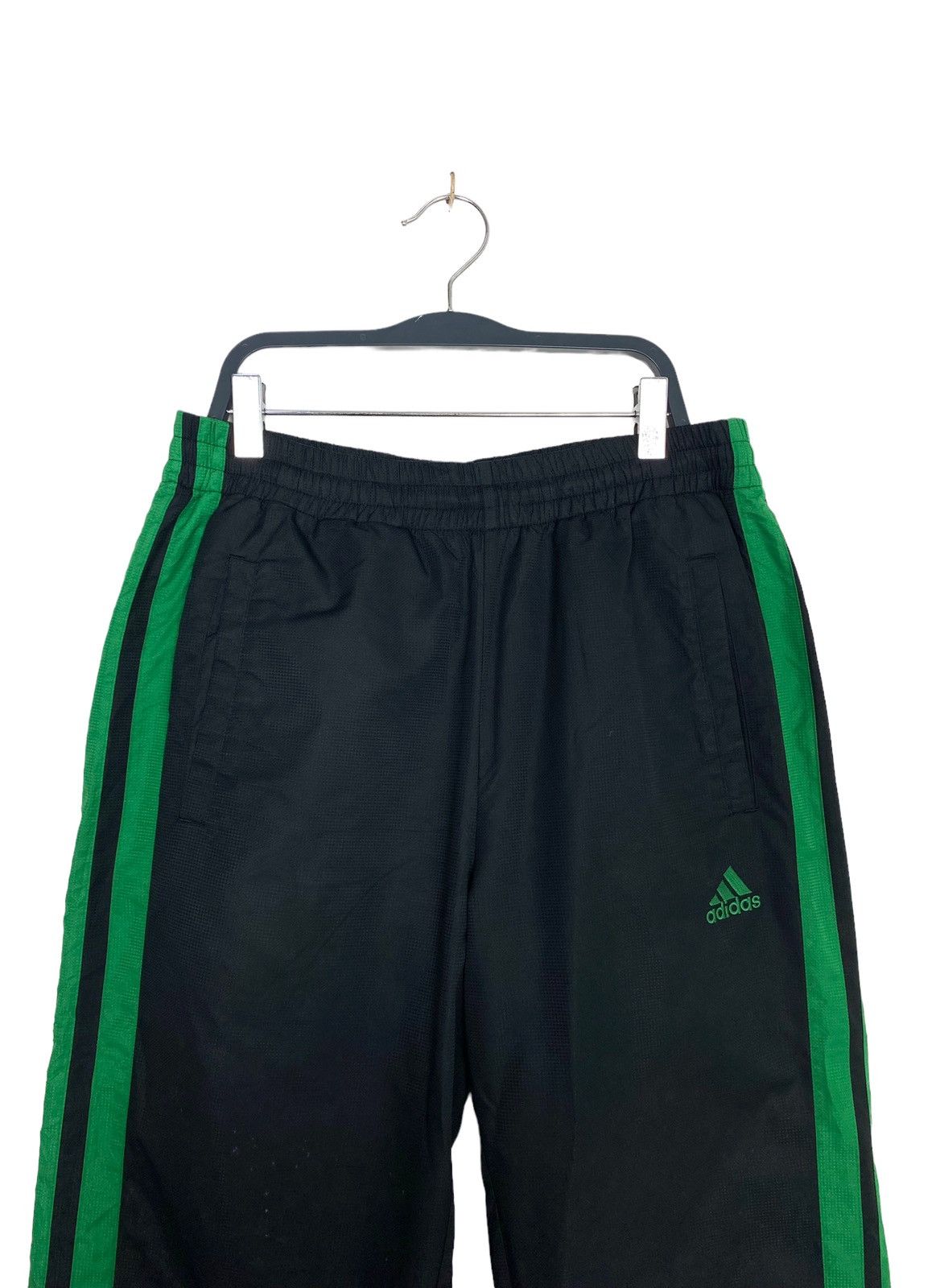 Adidas Rare‼️ Adidas Stripe Green Track Pants Embroidery Small Logo Size US 30 / EU 46 - 4 Thumbnail