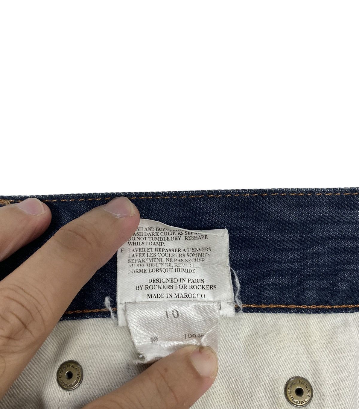 April 77 Rare‼️Vintage DISTRESSED April 77 Denim Jeans Button Fly Size US 32 / EU 48 - 11 Thumbnail