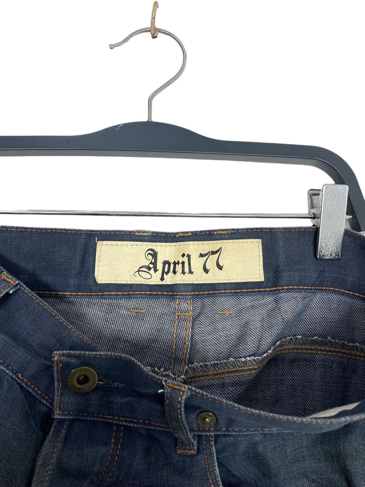 April 77 Rare‼️Vintage DISTRESSED April 77 Denim Jeans Button Fly Size US 32 / EU 48 - 9 Thumbnail