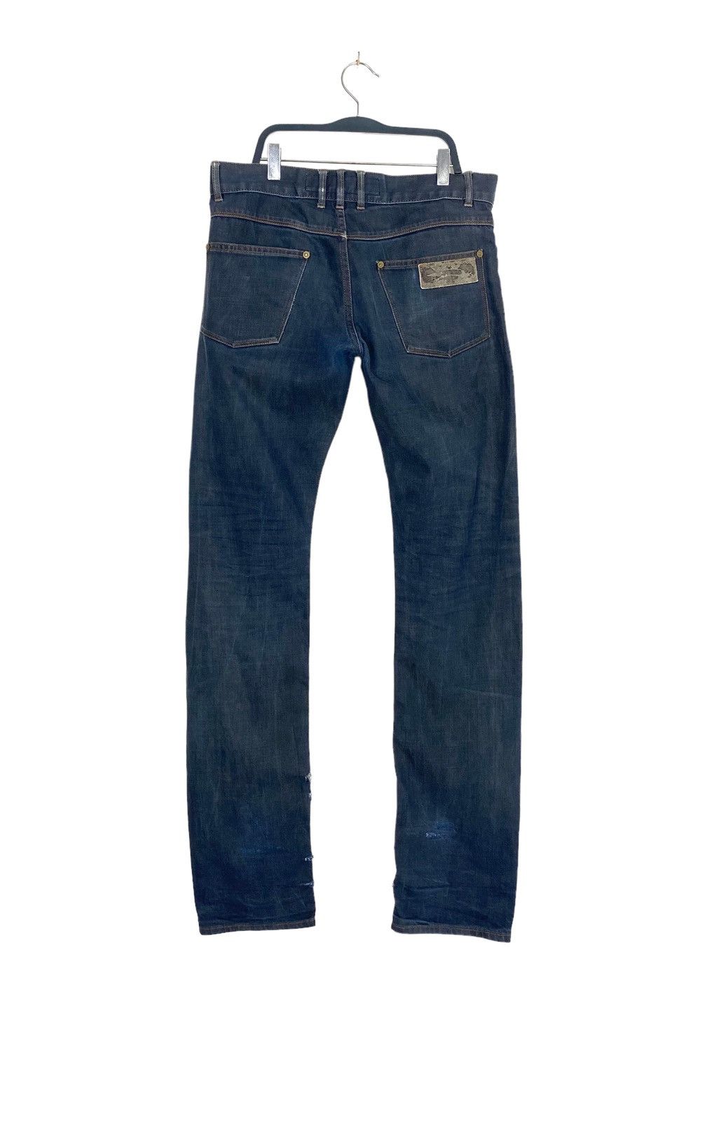 April 77 Rare‼️Vintage DISTRESSED April 77 Denim Jeans Button Fly Size US 32 / EU 48 - 5 Thumbnail