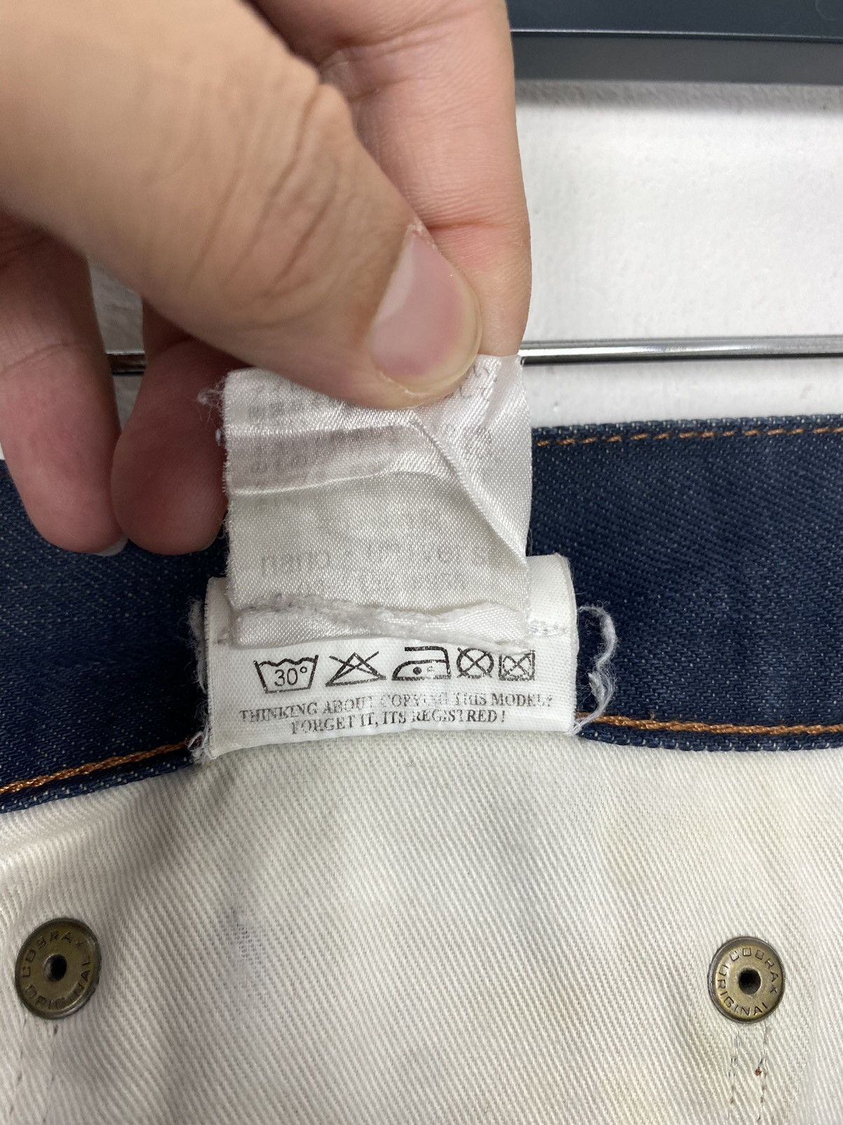 April 77 Rare‼️Vintage DISTRESSED April 77 Denim Jeans Button Fly Size US 32 / EU 48 - 12 Thumbnail