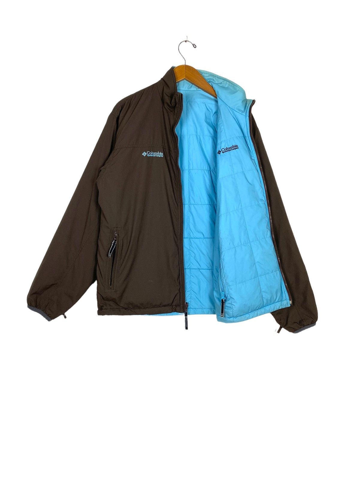 Columbia Rare‼️ Riversible Columbia Jacket Primaloft Script Logo Size US L / EU 52-54 / 3 - 2 Thumbnail