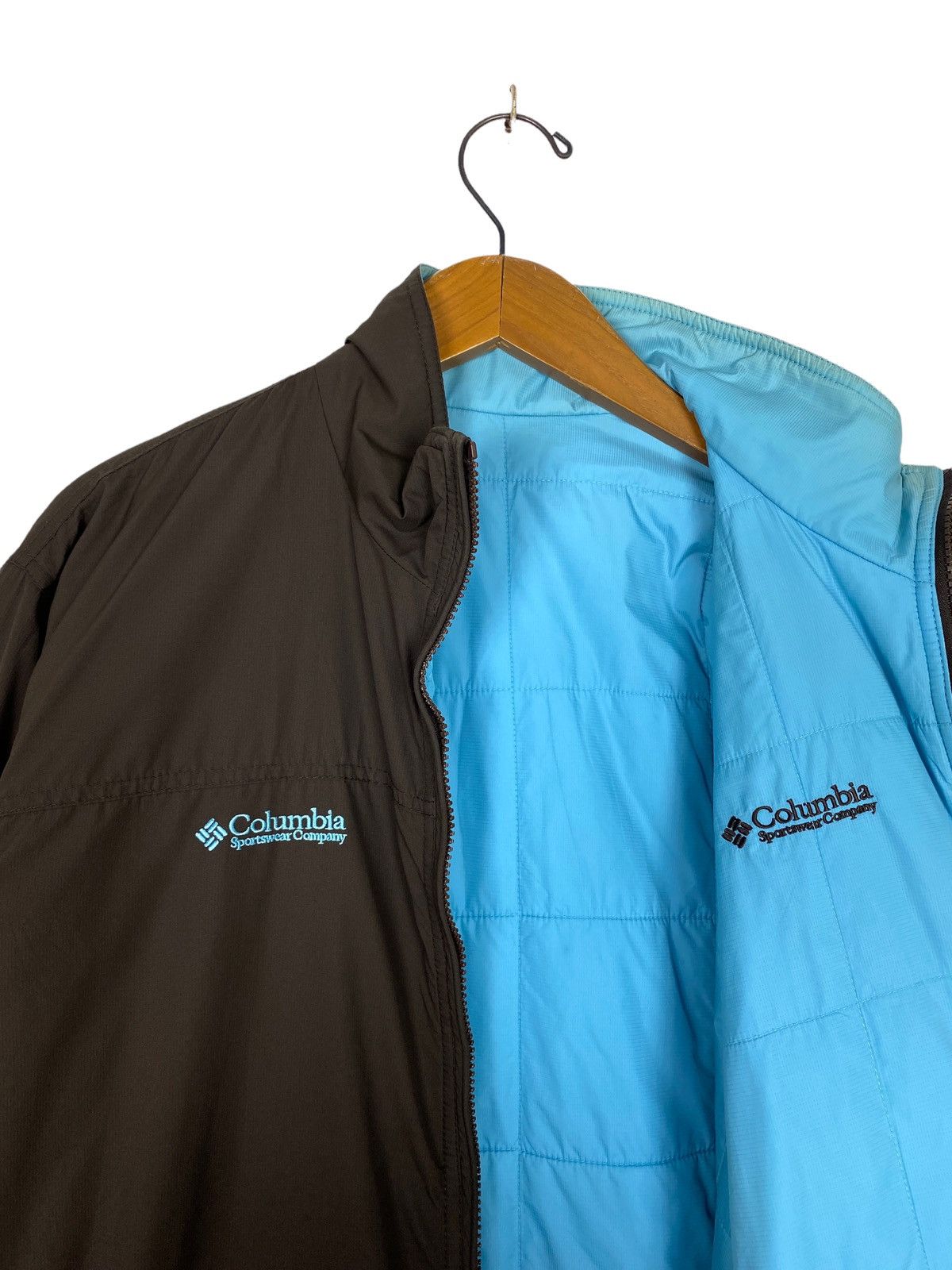 Columbia Rare‼️ Riversible Columbia Jacket Primaloft Script Logo Size US L / EU 52-54 / 3 - 4 Thumbnail