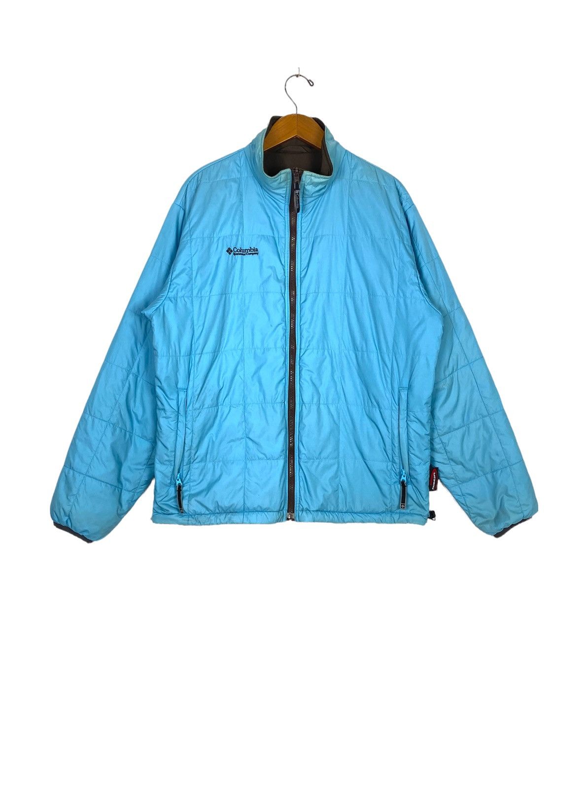 Columbia Rare‼️ Riversible Columbia Jacket Primaloft Script Logo Size US L / EU 52-54 / 3 - 5 Thumbnail