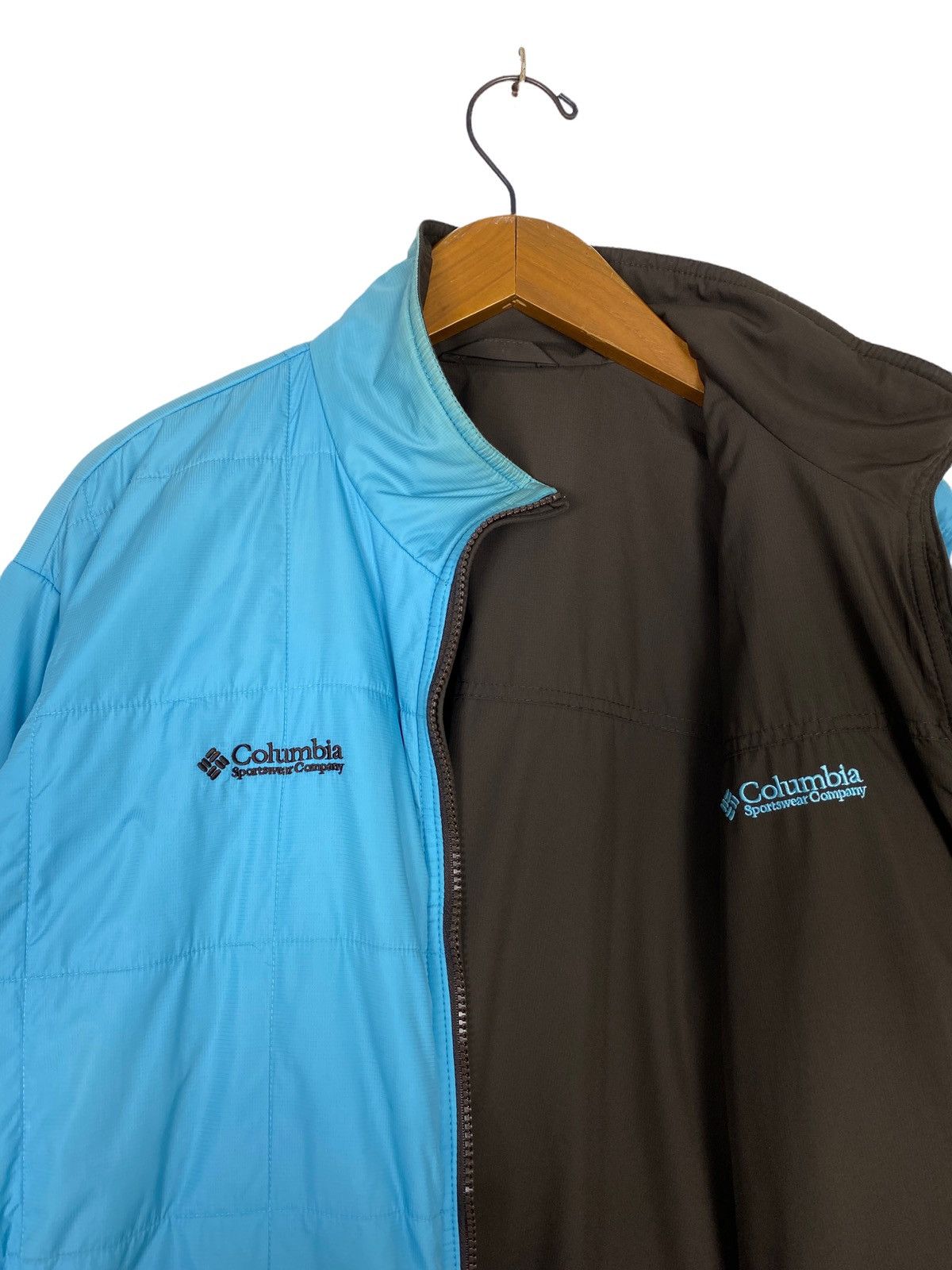 Columbia Rare‼️ Riversible Columbia Jacket Primaloft Script Logo Size US L / EU 52-54 / 3 - 3 Thumbnail