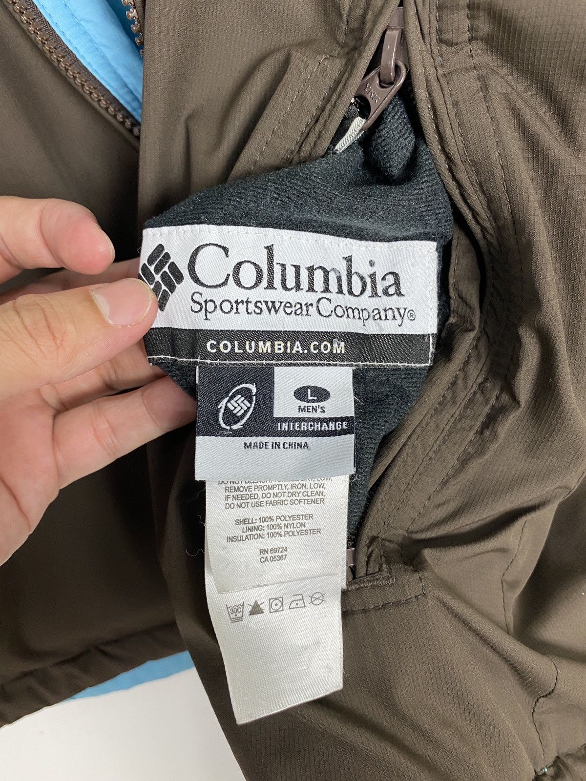 Columbia Rare‼️ Riversible Columbia Jacket Primaloft Script Logo Size US L / EU 52-54 / 3 - 9 Thumbnail