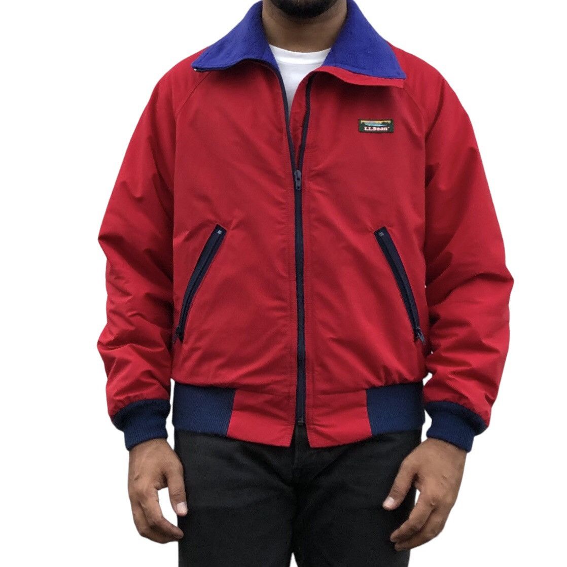 L.L. Bean Vintage L. L. Bean Polarplus Fleece Lined Bomber Jacket 🇺🇸 Size US M / EU 48-50 / 2 - 1 Thumbnail
