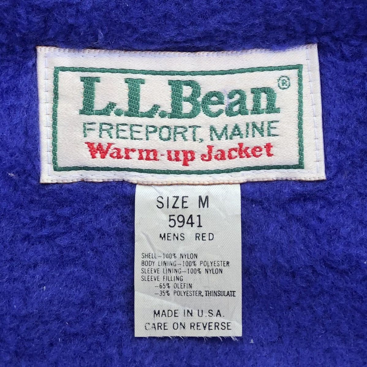 L.L. Bean Vintage L. L. Bean Polarplus Fleece Lined Bomber Jacket 🇺🇸 Size US M / EU 48-50 / 2 - 18 Thumbnail
