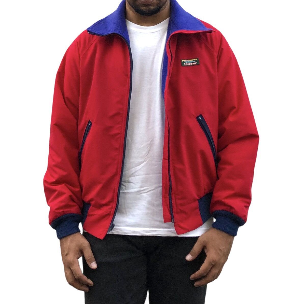 L.L. Bean Vintage L. L. Bean Polarplus Fleece Lined Bomber Jacket 🇺🇸 Size US M / EU 48-50 / 2 - 5 Thumbnail