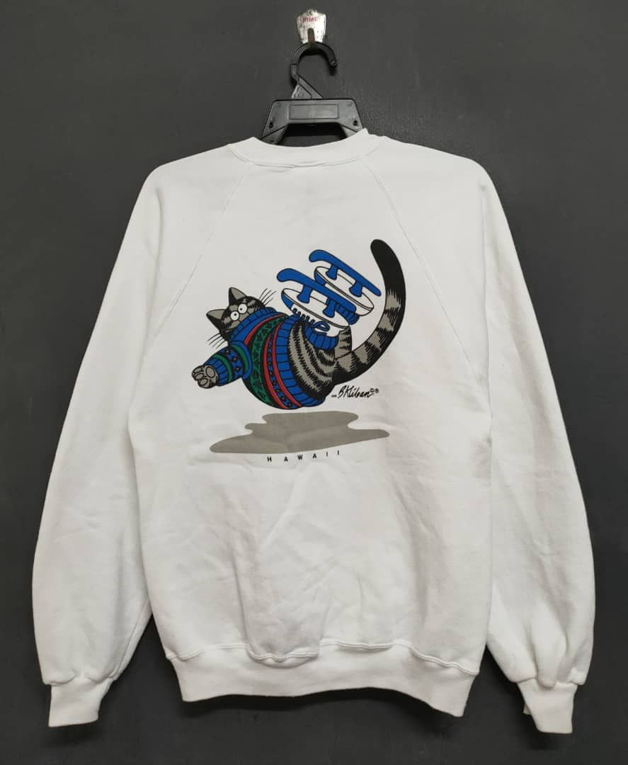 Cartoon Network 80's Fat Cat Bkaliban Crewneck Jumper Size US M / EU 48-50 / 2 - 3 Thumbnail