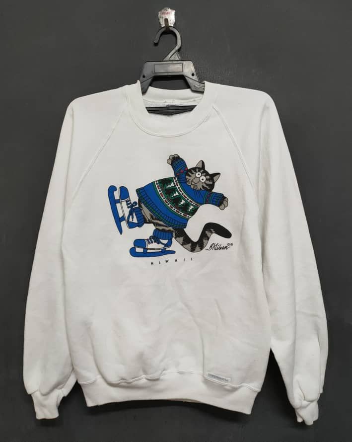 Cartoon Network 80's Fat Cat Bkaliban Crewneck Jumper Size US M / EU 48-50 / 2 - 1 Thumbnail