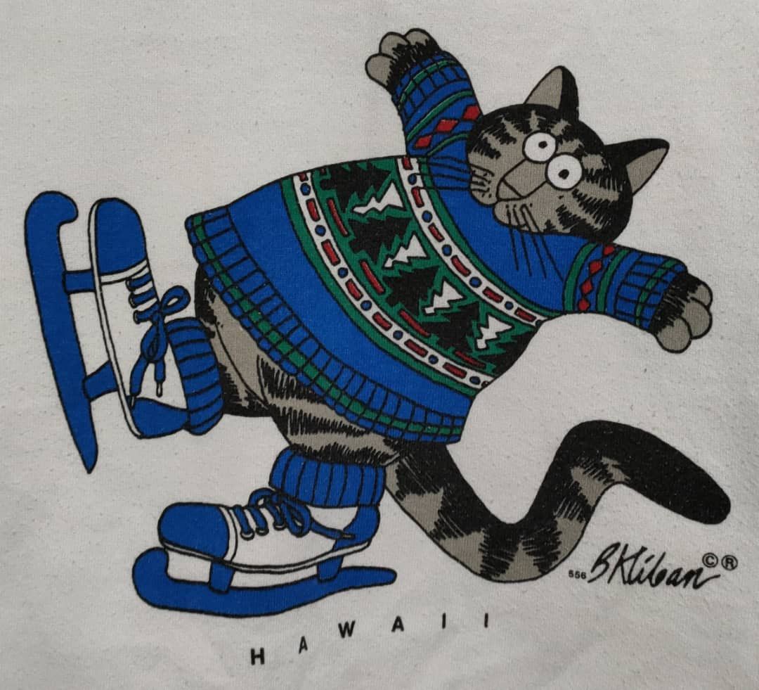 Cartoon Network 80's Fat Cat Bkaliban Crewneck Jumper Size US M / EU 48-50 / 2 - 2 Thumbnail