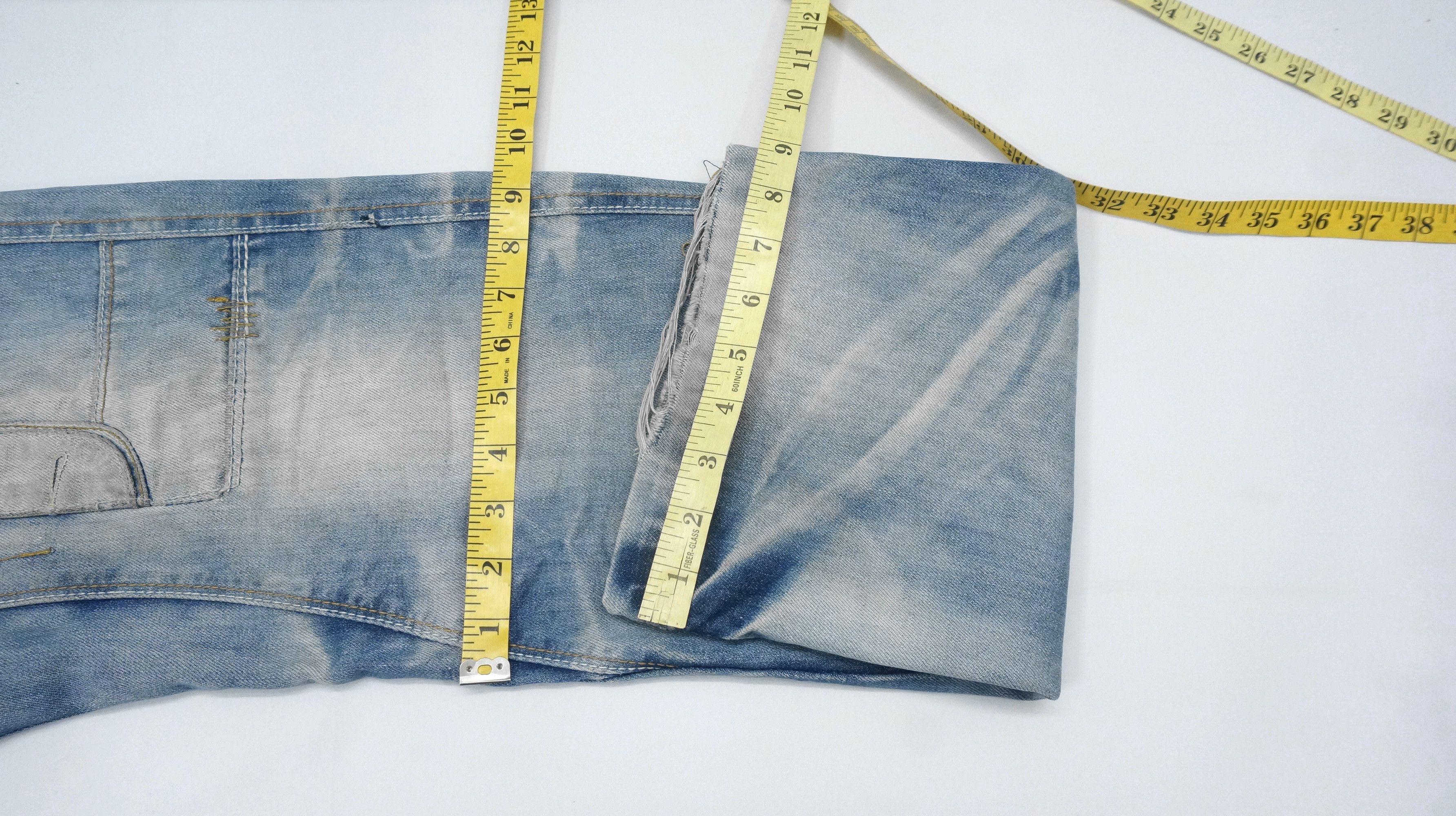 Japanese Brand Vintage 🔥 JAPRAG OKISHANA SAMOKI Button fly Jeans Size US 37 - 18 Thumbnail