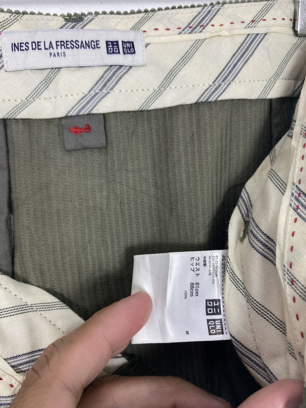 Uniqlo Ines De La Fressange Paris x Uniqlo Corduroy Mini Skirt Size 30" / US 8 / IT 44 - 4 Thumbnail