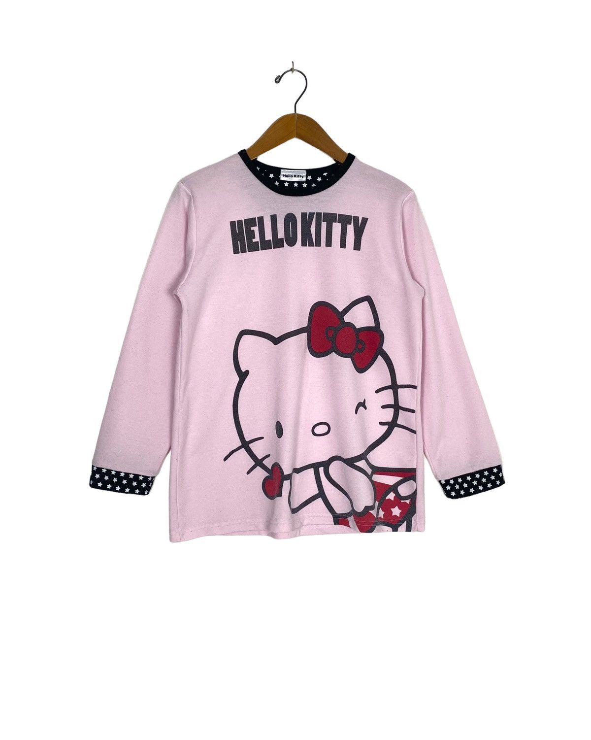 Japanese Brand Rare‼️ Hello Kitty Night Wear Big Logo Size S / US 4 / IT 40 - 1 Thumbnail