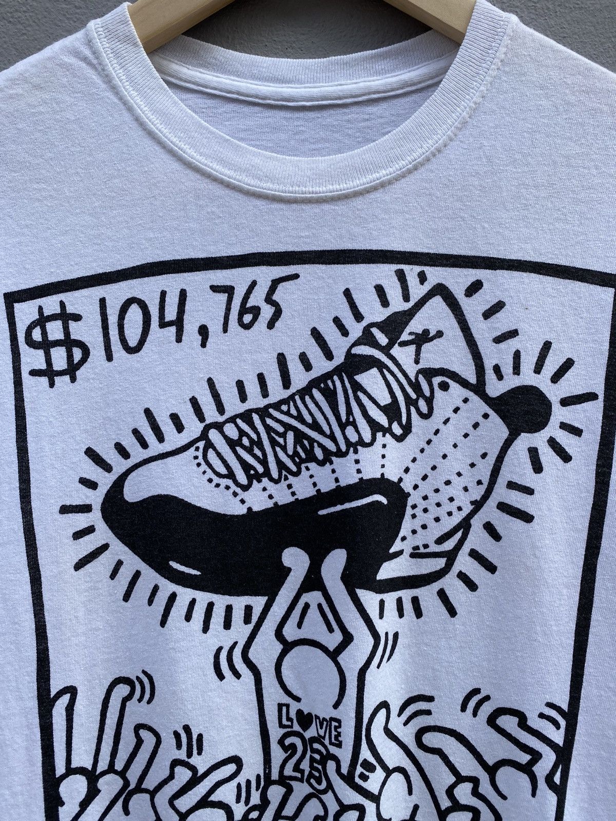 Jordan Brand × Keith Haring × NBA 💥STEAL💥Keith Haring x Air Jordan Shoes The Ful Game 1997 Size US M / EU 48-50 / 2 - 2 Thumbnail