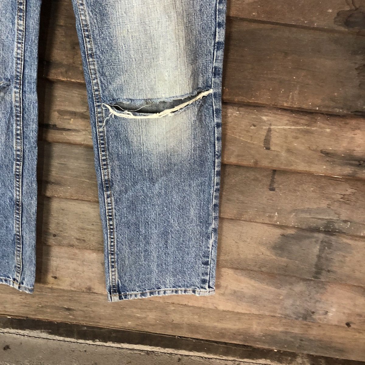 Gap Gap Blue Distressed Denim Pants #5741 Size US 28 / EU 44 - 9 Thumbnail