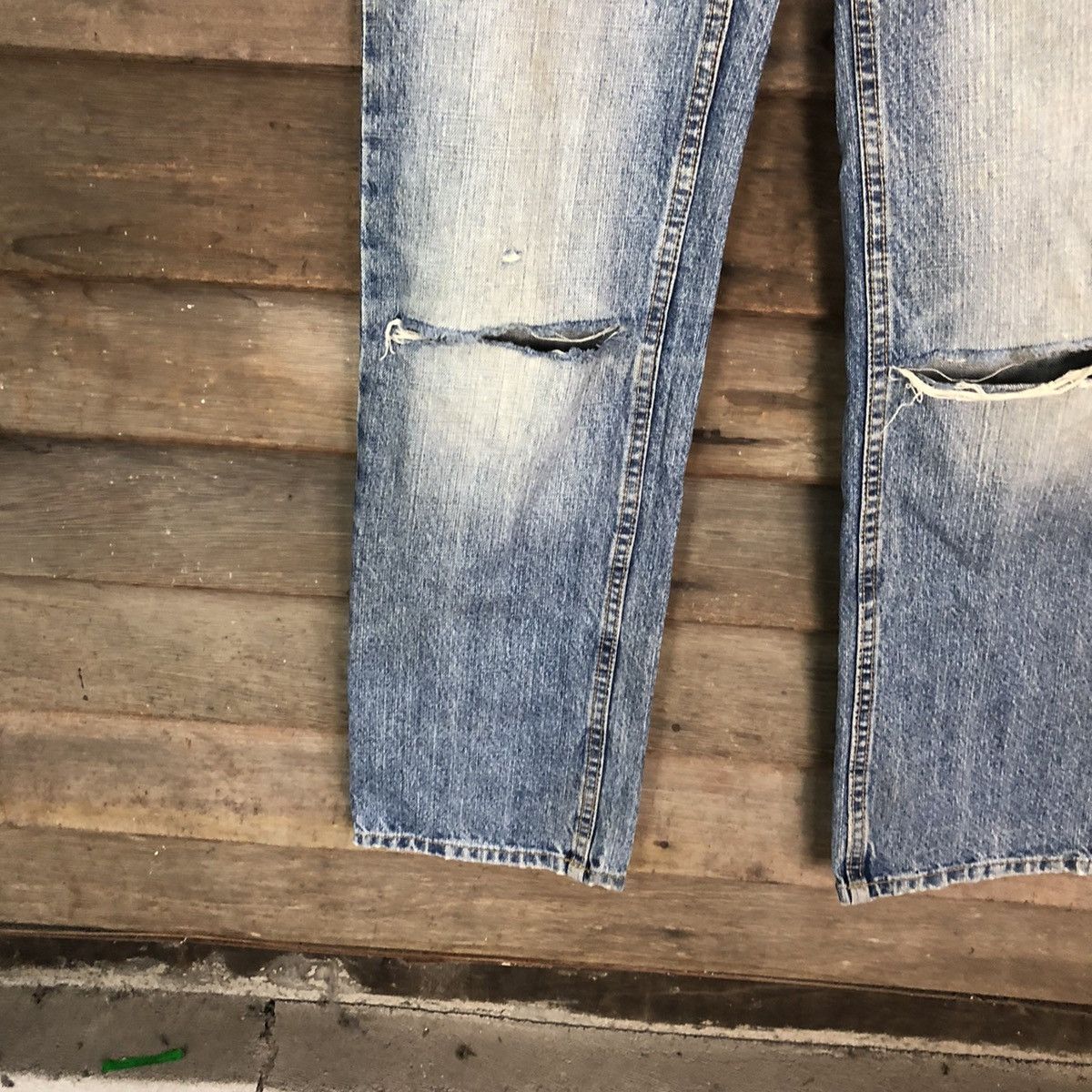 Gap Gap Blue Distressed Denim Pants #5741 Size US 28 / EU 44 - 8 Thumbnail