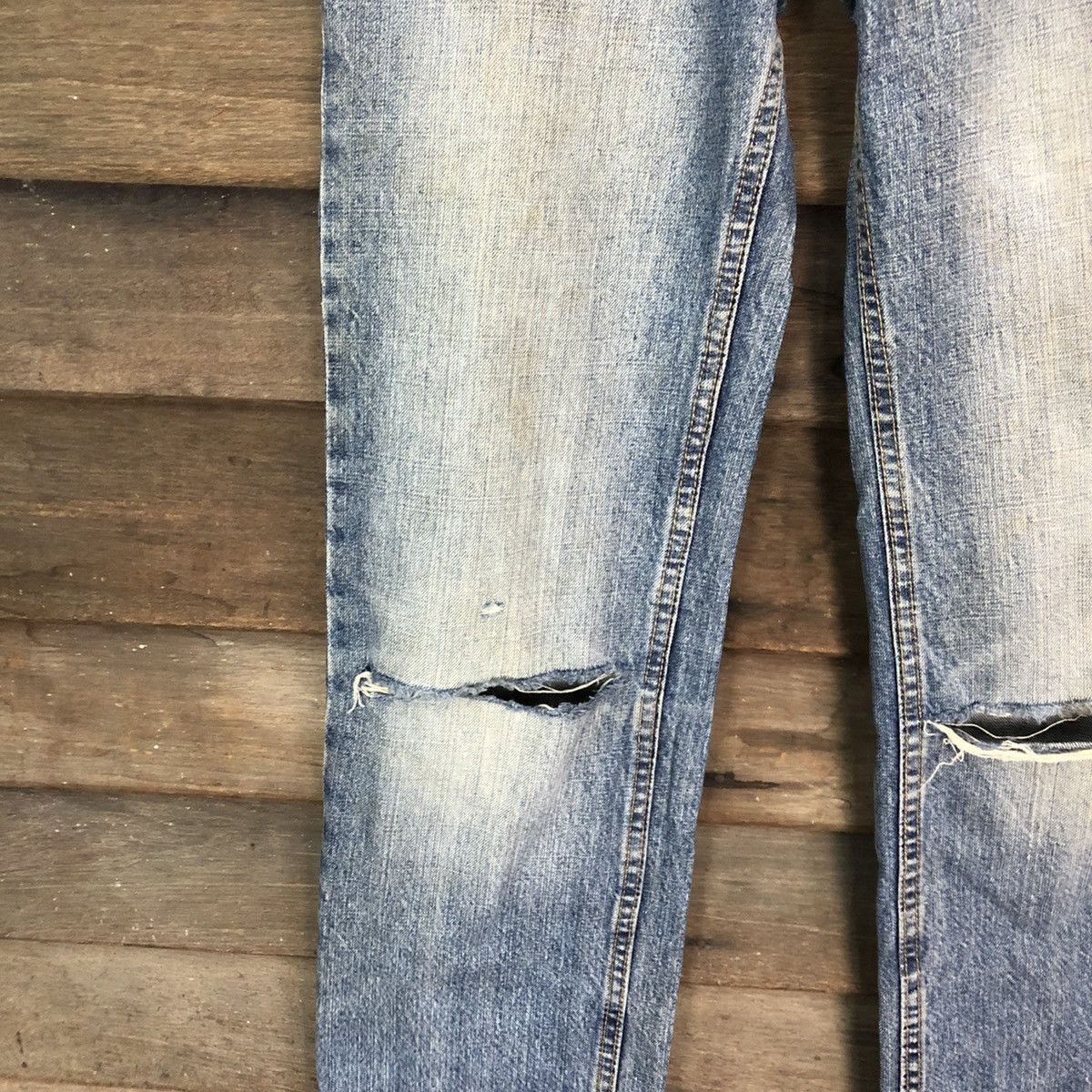 Gap Gap Blue Distressed Denim Pants #5741 Size US 28 / EU 44 - 6 Thumbnail