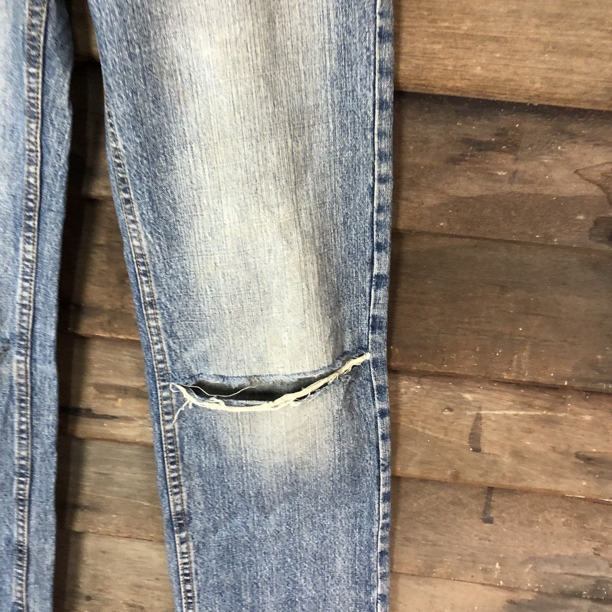 Gap Gap Blue Distressed Denim Pants #5741 Size US 28 / EU 44 - 7 Thumbnail