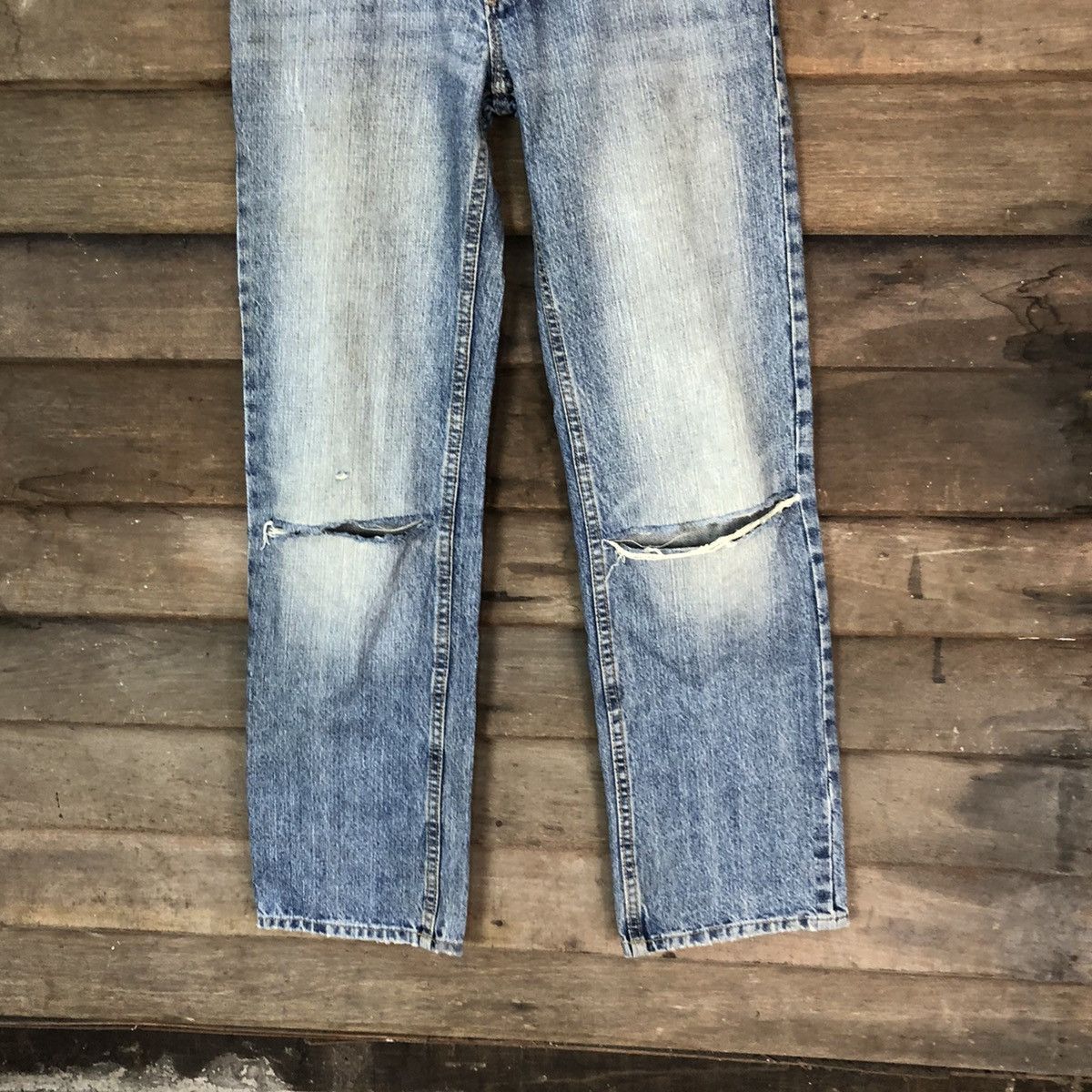 Gap Gap Blue Distressed Denim Pants #5741 Size US 28 / EU 44 - 3 Thumbnail