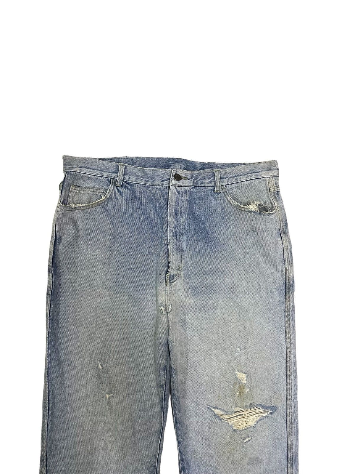 Japanese Brand Japanese Brand Genuine Loose Fit Distressed Tappered Jeans Size US 37 - 2 Thumbnail