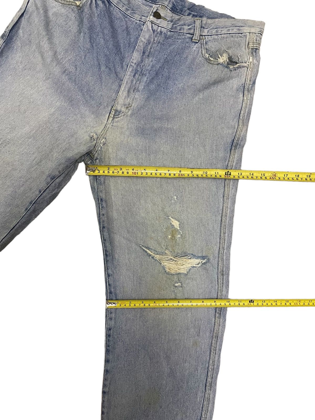 Japanese Brand Japanese Brand Genuine Loose Fit Distressed Tappered Jeans Size US 37 - 16 Thumbnail
