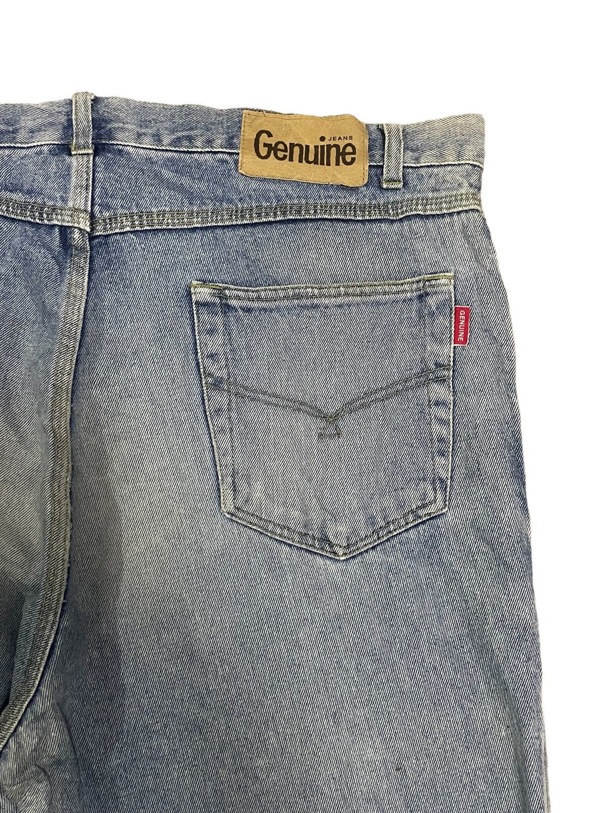 Japanese Brand Japanese Brand Genuine Loose Fit Distressed Tappered Jeans Size US 37 - 11 Thumbnail