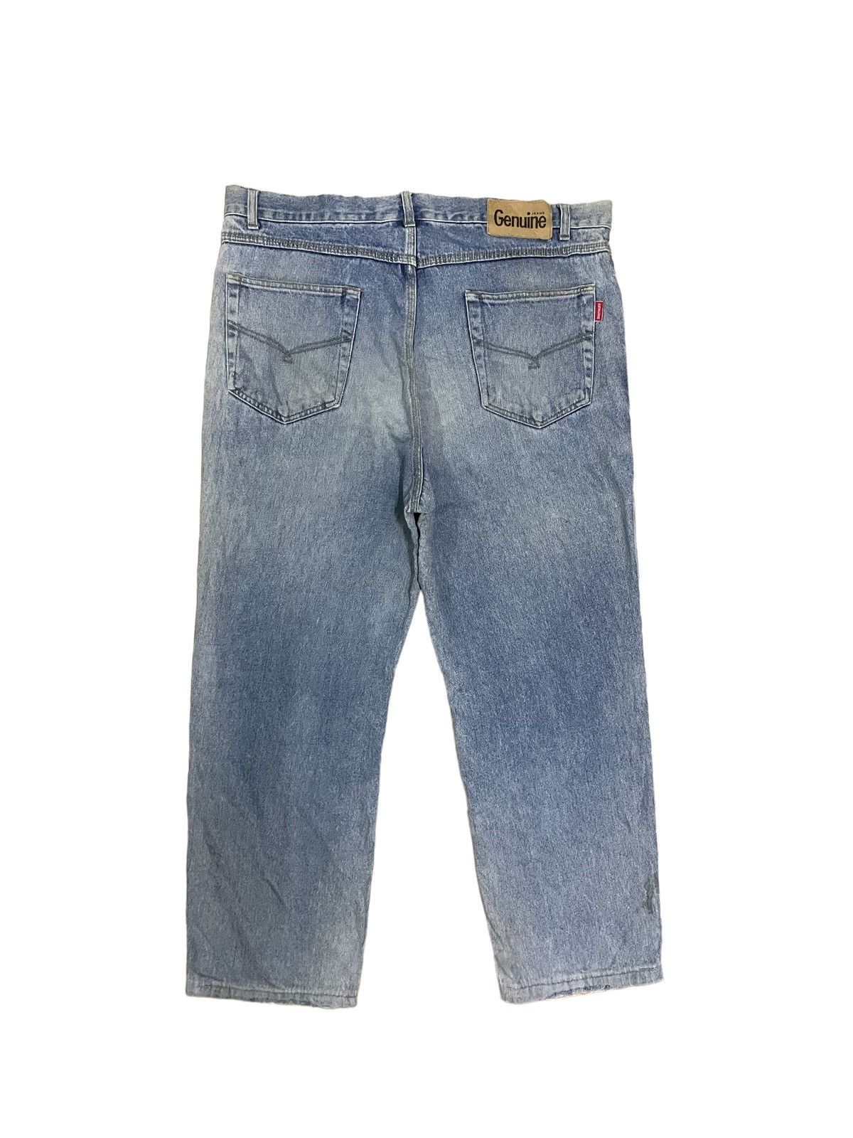 Japanese Brand Japanese Brand Genuine Loose Fit Distressed Tappered Jeans Size US 37 - 7 Thumbnail