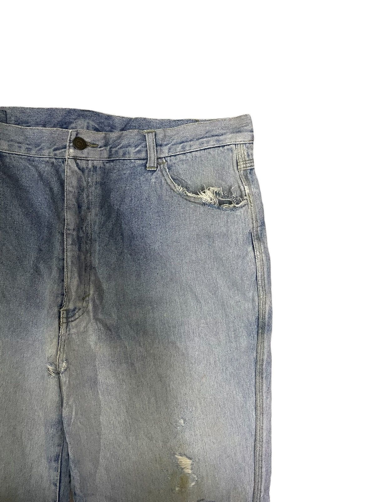 Japanese Brand Japanese Brand Genuine Loose Fit Distressed Tappered Jeans Size US 37 - 5 Thumbnail