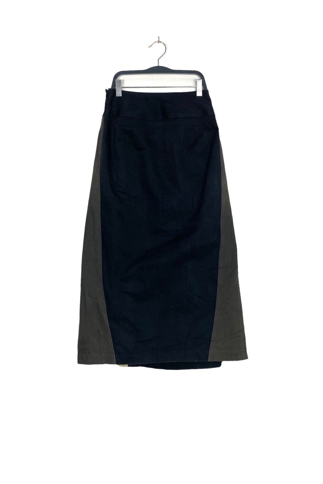 Japanese Brand Rare‼️ Archaique Midi Skirt Colour Block Made in Japan Size 24" / US 00 / IT 34 - 3 Thumbnail