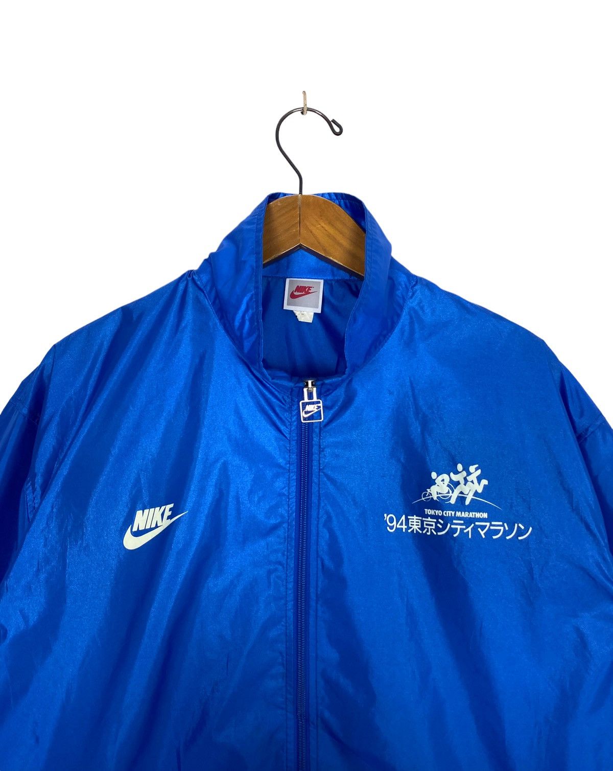 Nike Vtg Nike Red Tag Tokyo City Marathon 94’s Light Jacket Japan Size US L / EU 52-54 / 3 - 2 Thumbnail