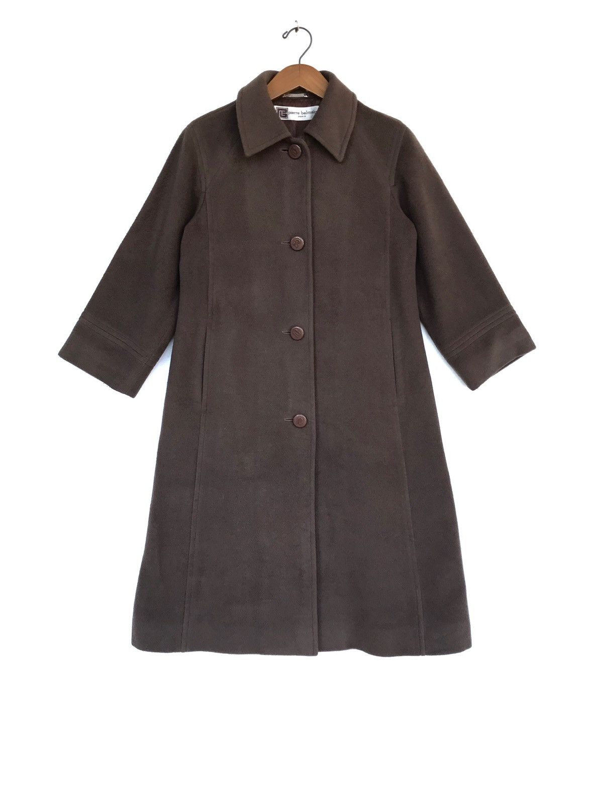 Pierre Balmain ✔️Rare‼️ Pierre Balmain Paris Wool Coat Size ONE SIZE - 1 Thumbnail