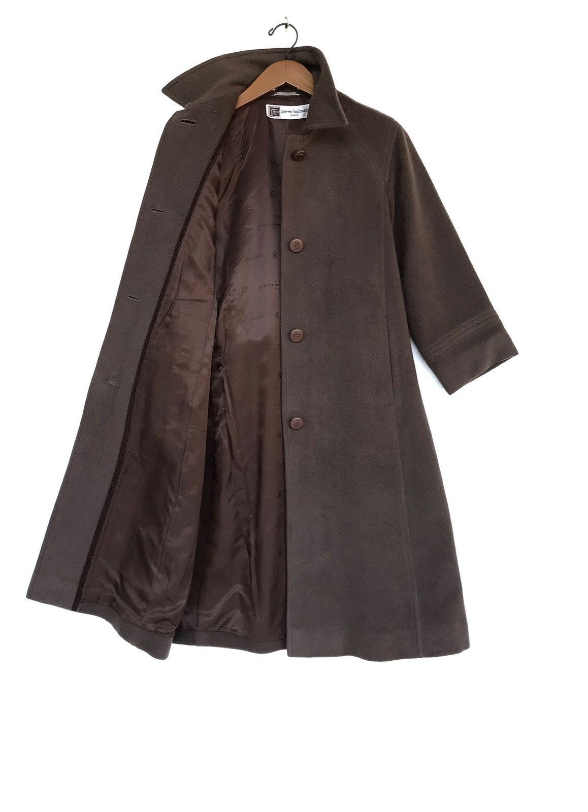 Pierre Balmain ✔️Rare‼️ Pierre Balmain Paris Wool Coat Size ONE SIZE - 2 Thumbnail