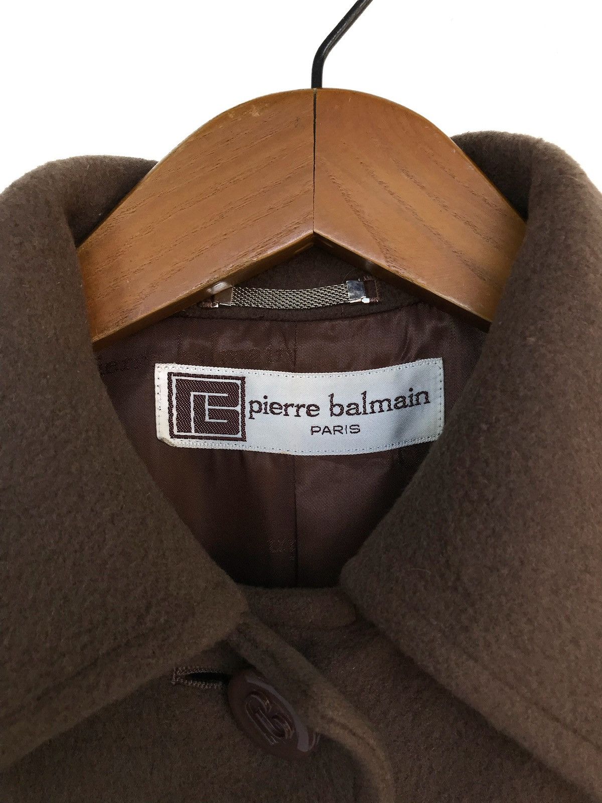 Pierre Balmain ✔️Rare‼️ Pierre Balmain Paris Wool Coat Size ONE SIZE - 3 Thumbnail