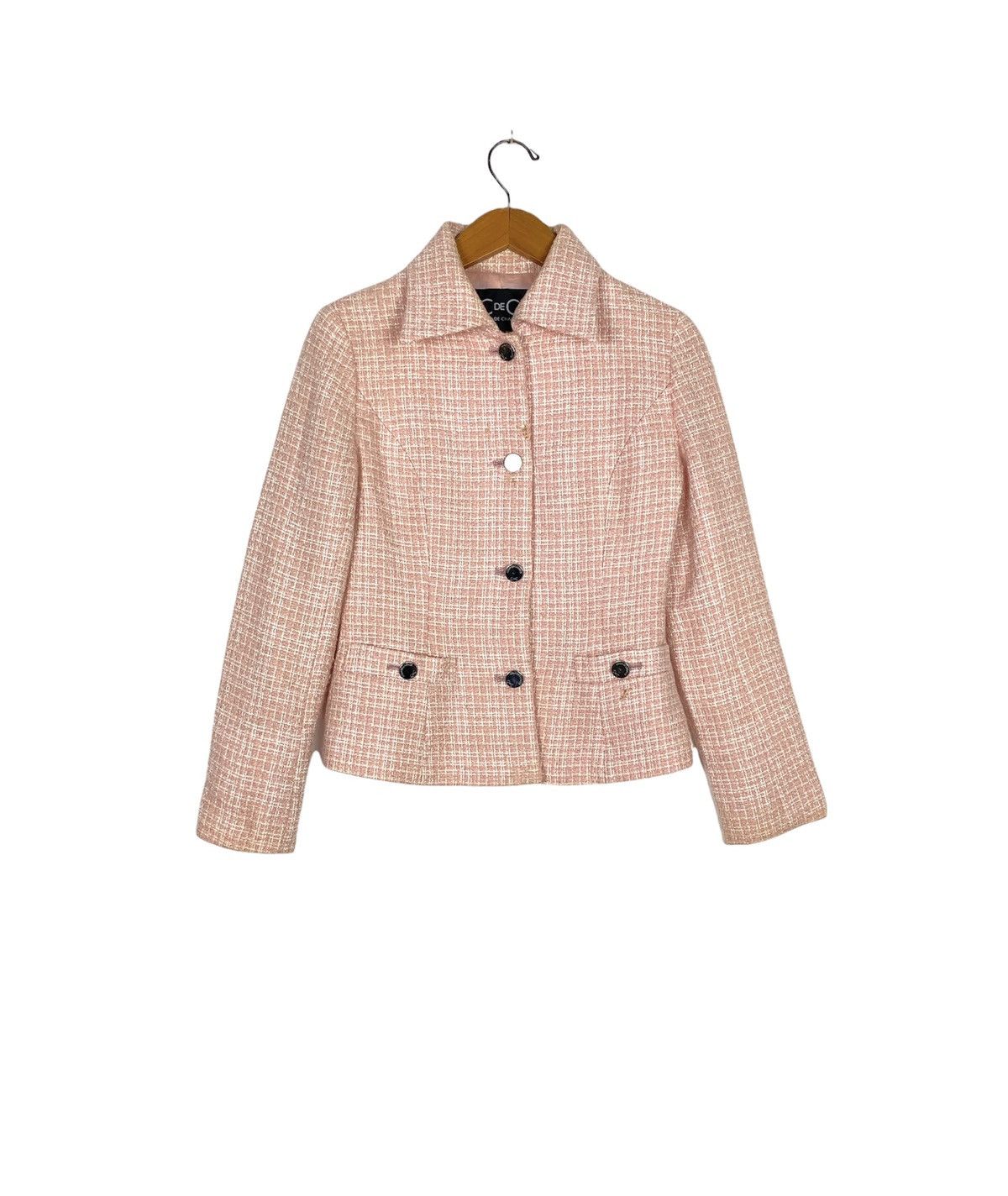 Japanese Brand Rare‼️ Coup De Chance Tweed Jacket Small Size Made in Japan Size US S / EU 44-46 / 1 - 1 Thumbnail