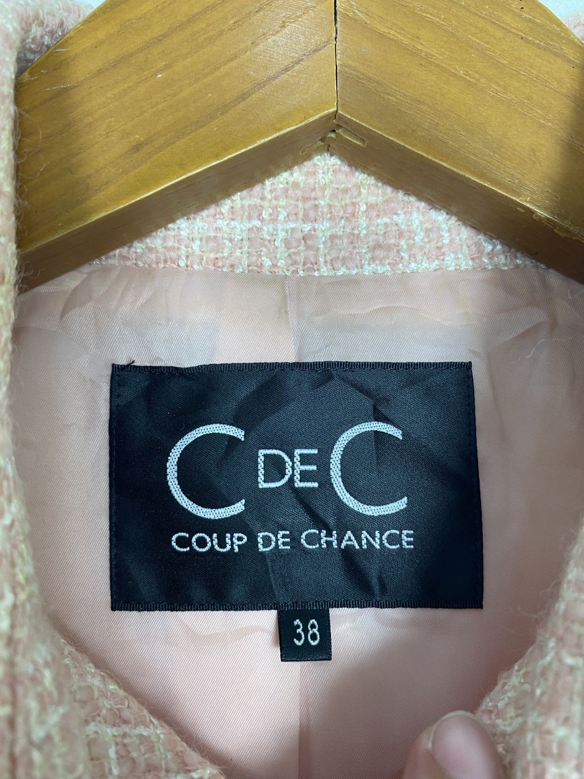 Japanese Brand Rare‼️ Coup De Chance Tweed Jacket Small Size Made in Japan Size US S / EU 44-46 / 1 - 3 Thumbnail