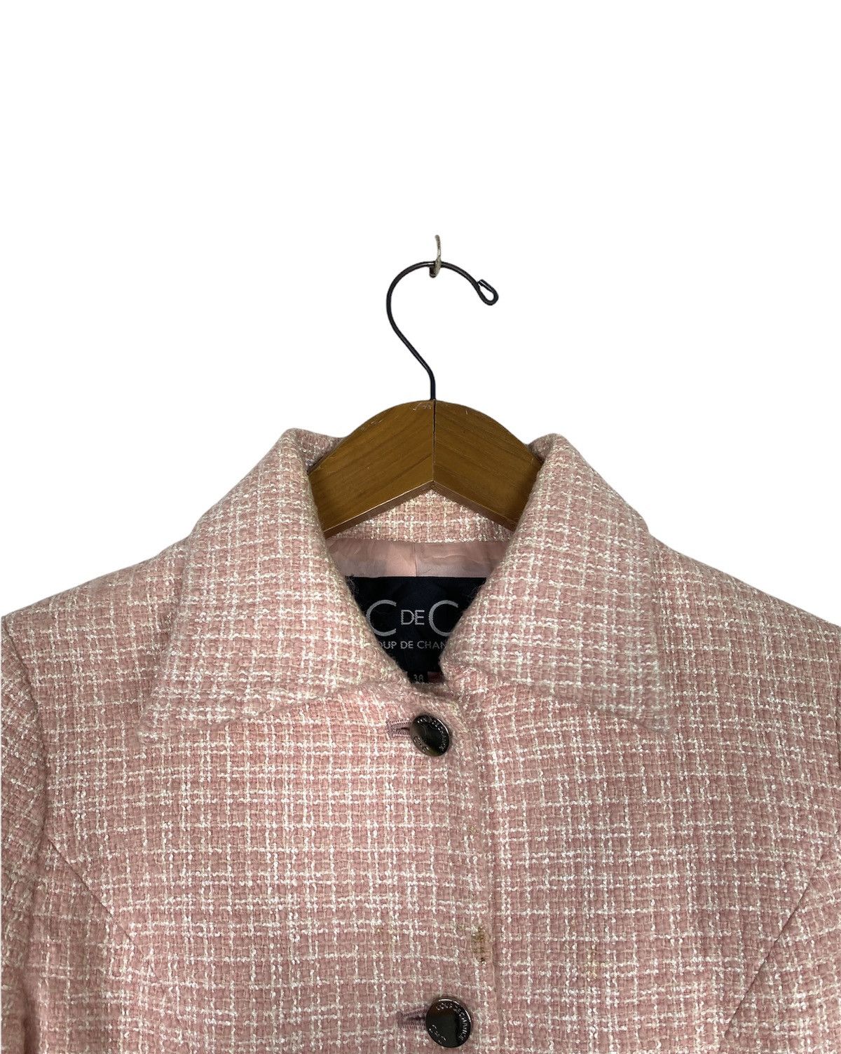 Japanese Brand Rare‼️ Coup De Chance Tweed Jacket Small Size Made in Japan Size US S / EU 44-46 / 1 - 2 Thumbnail