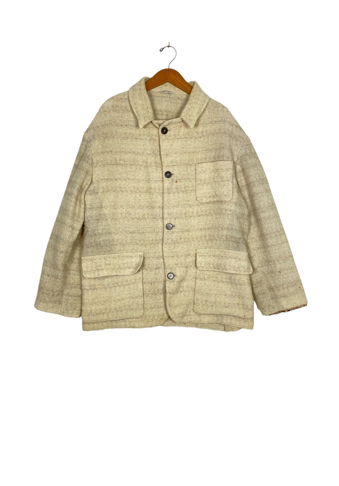 Rare‼️ Ray and Guy Company Sheep Wool Coat Made in Italy