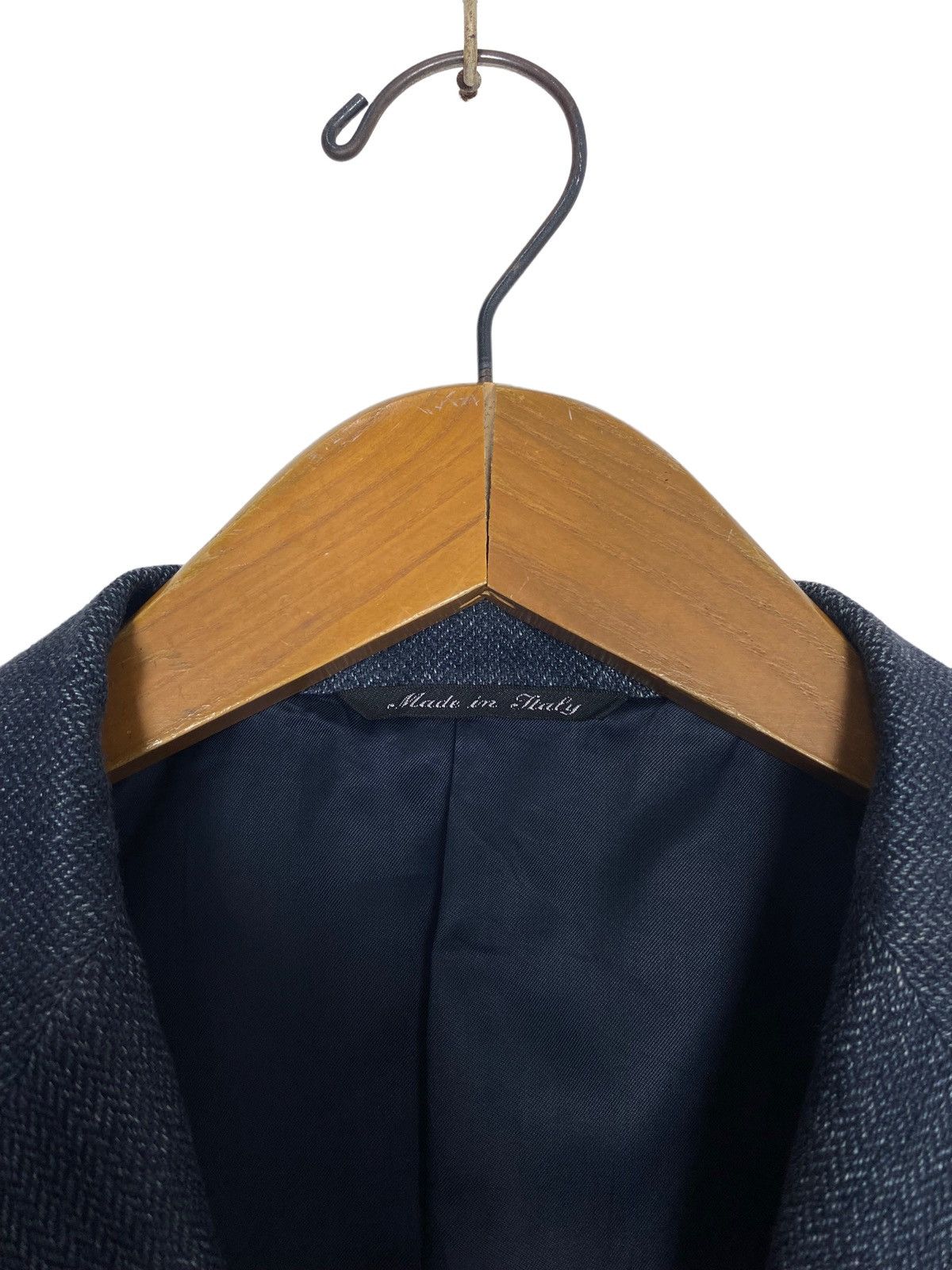 Celine Rare Celine Homme Herringbone Blazer Patch Pocket Made Italy Size US M / EU 48-50 / 2 - 4 Thumbnail