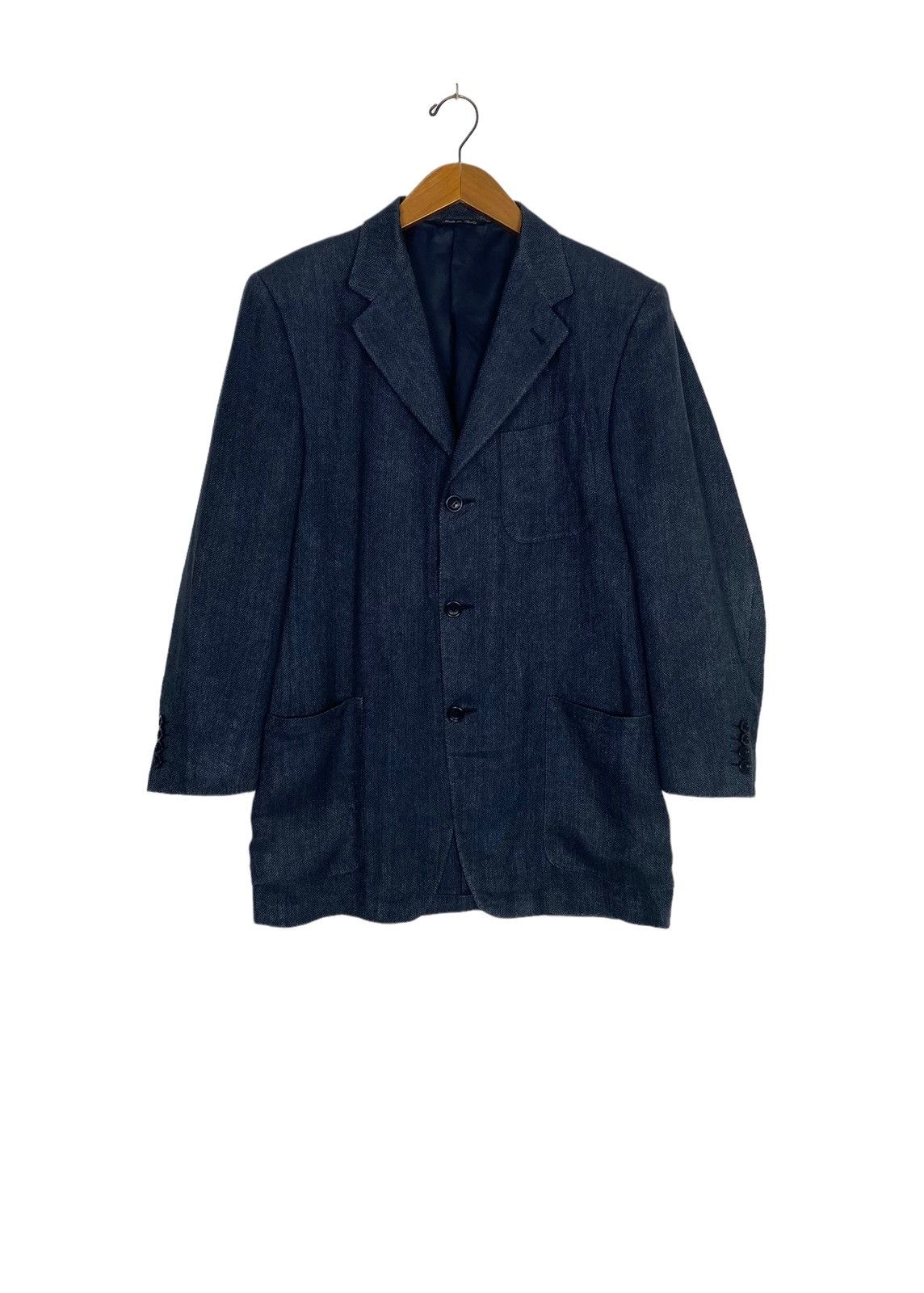 Celine Hollow Cross Plunge Blazer